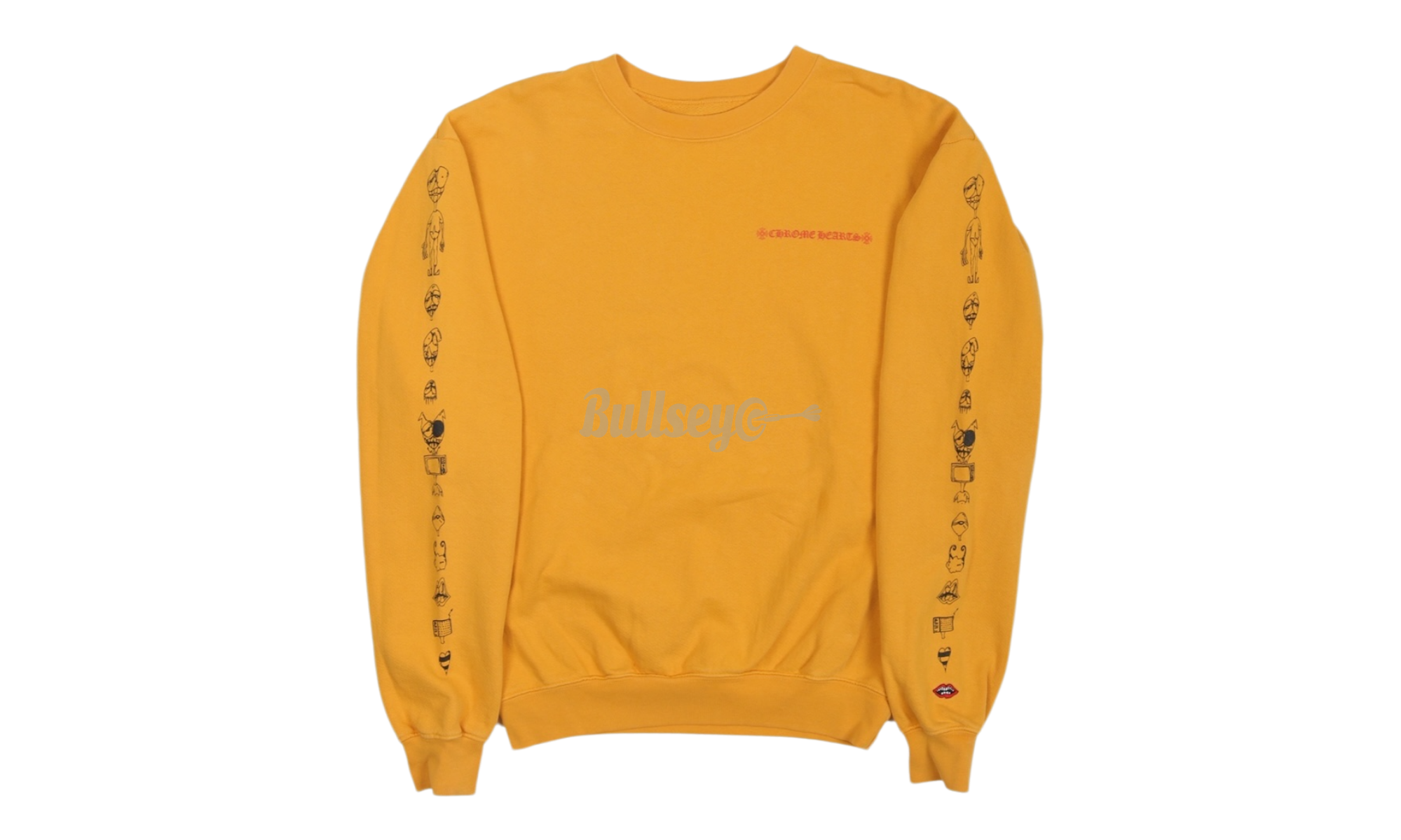 Chrome Hearts Matty Boy Call Me cuello redondo amarillo