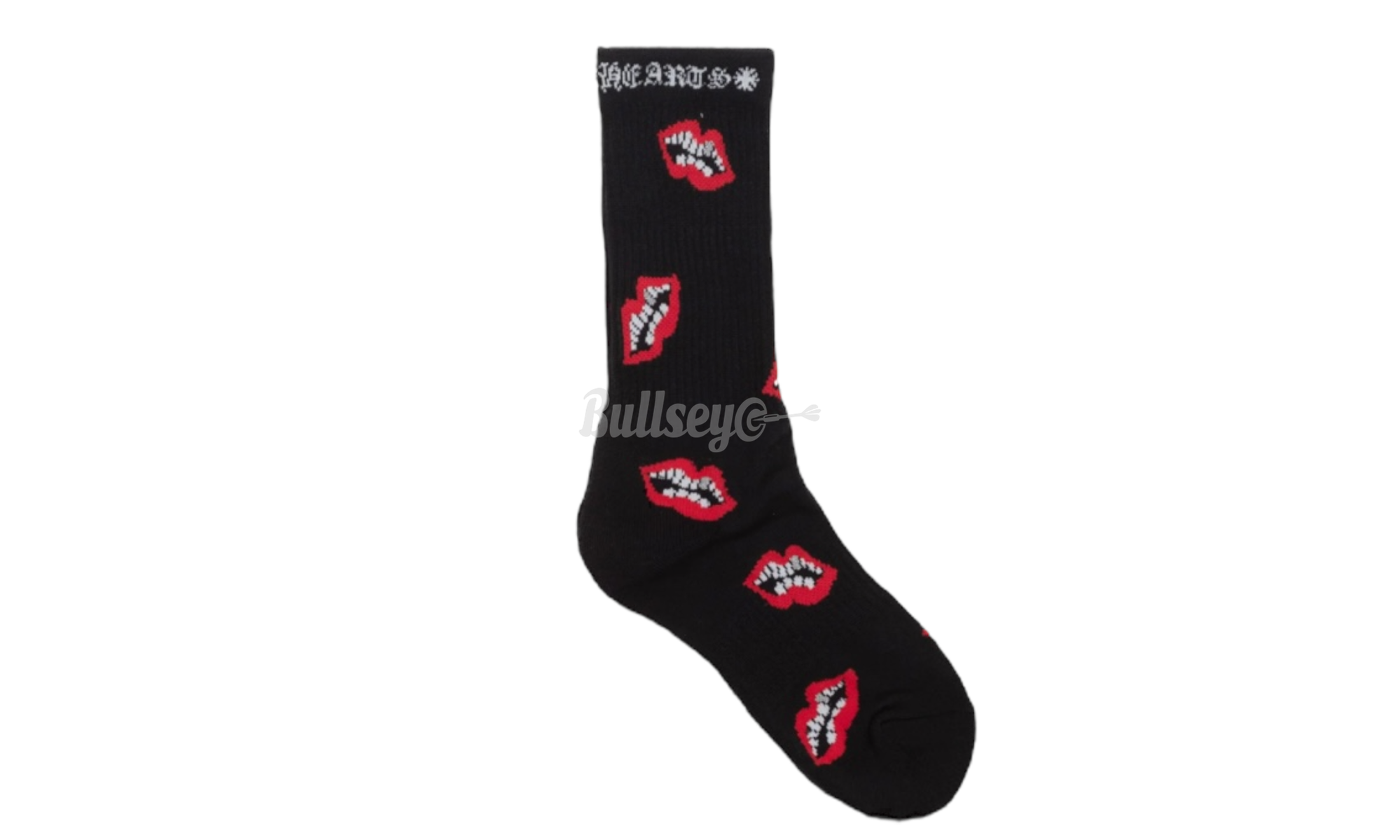 Chrome Hearts Chomper Socks "Black" (1 Pack)-Bullseye Sneaker Boutique
