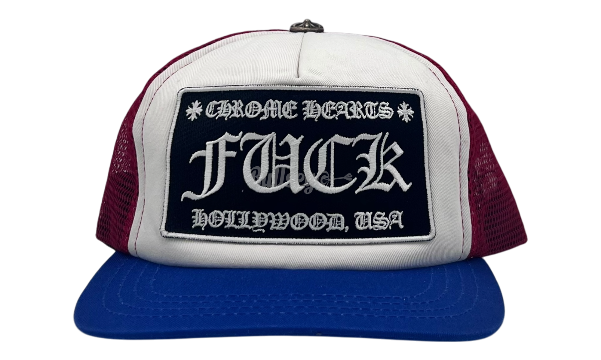 Chrome Hearts Fuck Red/White/Blue Trucker Hat (PreOwned)-Rs-flyfishing Sneakers Sale Online