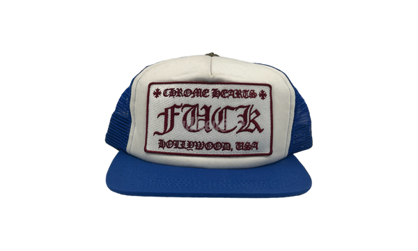 Chrome Hearts Fuck Trucker Hat Blue-cow palace adidas tnt event schedule printable 2016