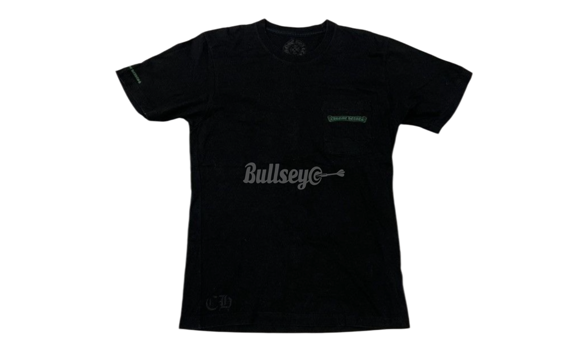 Chrome Hearts Green Cemetery Cross Black T-shirt jumpman (PreOwned)