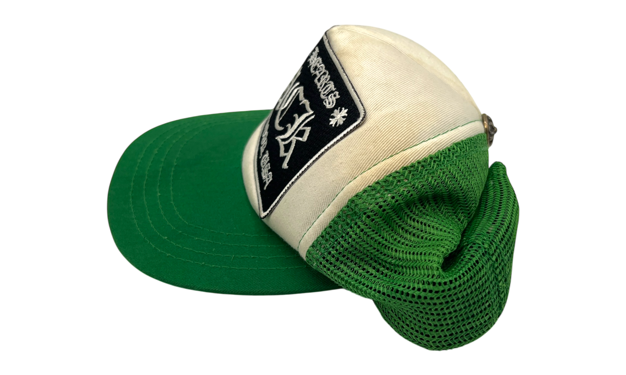 Chrome Hearts Green/White Fuck Trucker Hat (PreOwned)