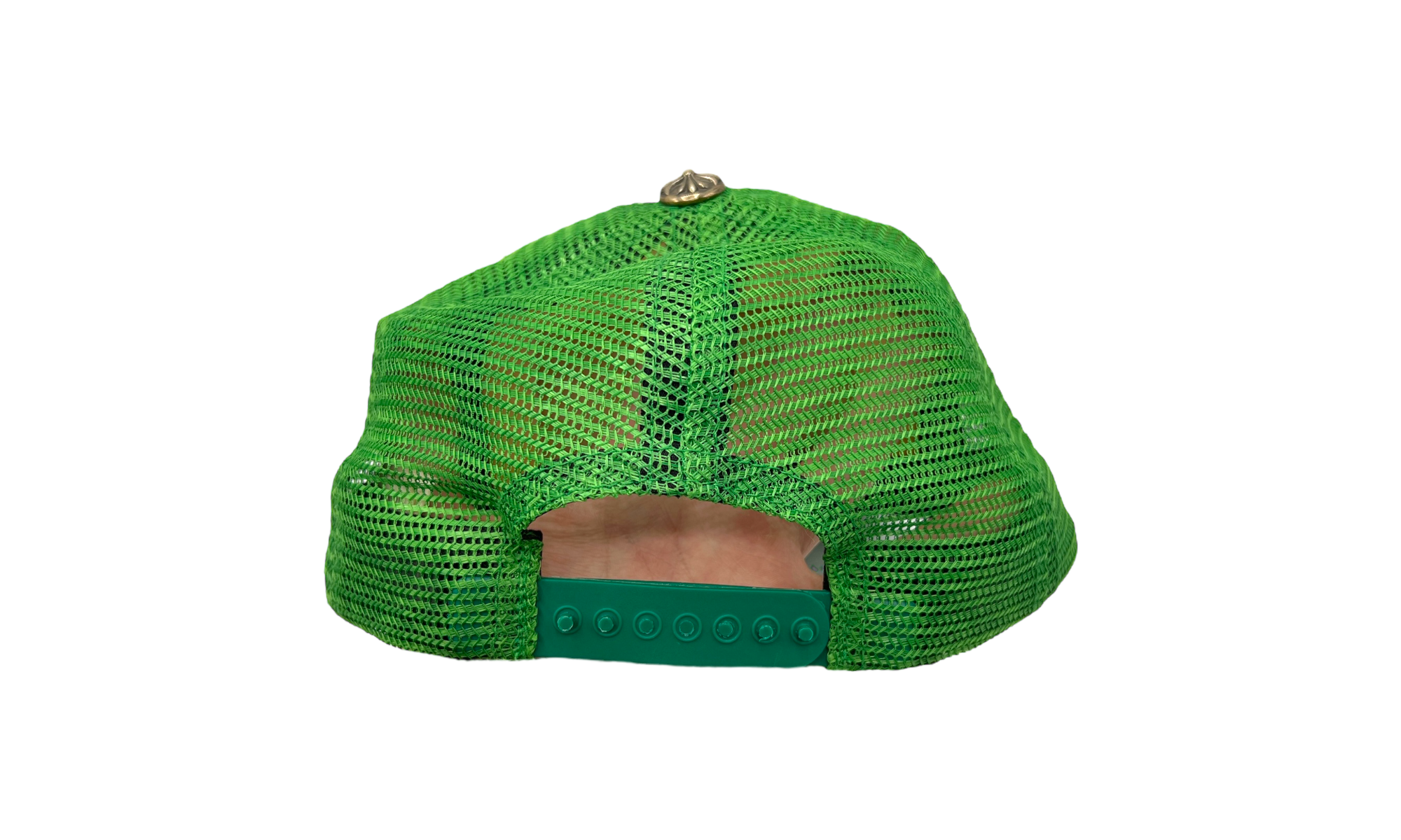 Chrome Hearts Green/White Fuck Trucker Hat (PreOwned)