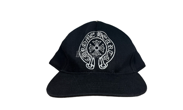 Chrome Hearts Horseshoe Black Baseball Hat (PreOwned)-Bullseye Sneaker Racer Boutique