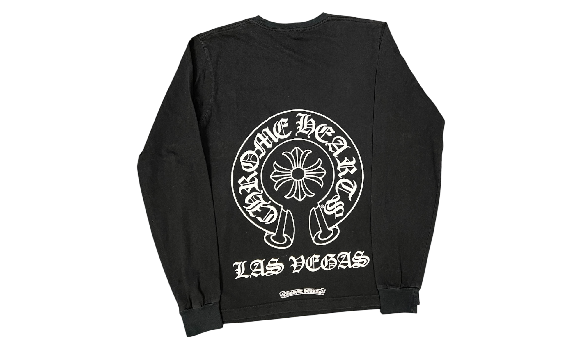 Chrome Hearts Horseshoe Floral Las Vegas Black Longsleeve T-Shirt (Preowned)