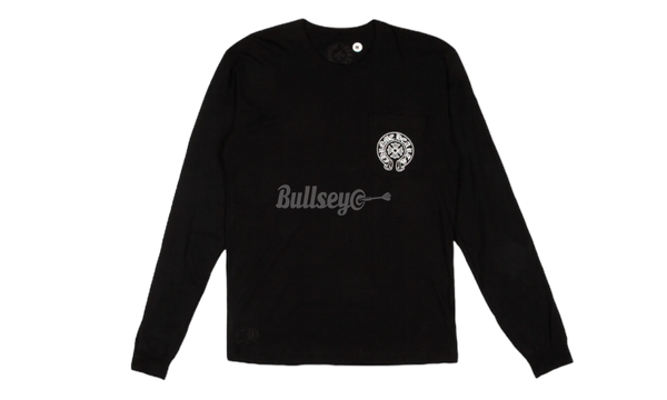 Chrome Hearts Horseshoe Paris Scroll Black Longsleeve T-Shirt