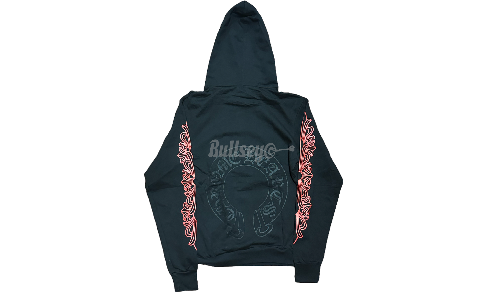 Chrome Hearts Horseshoe Red Floral Black Hoodie (PreOwned)-Rs-flyfishing Sneakers Sale Online