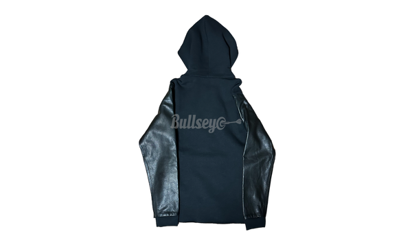 Chrome Hearts Leather Cross Sleeve Patches Hoodie