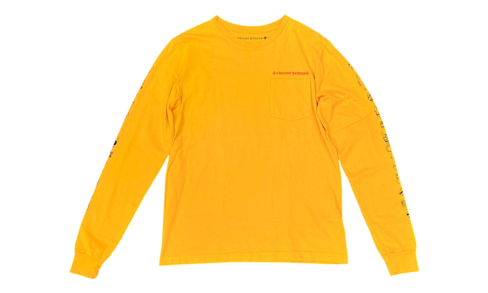Chrome Hearts Matty Boy Call Me Yellow Longsleeve T-Shirt