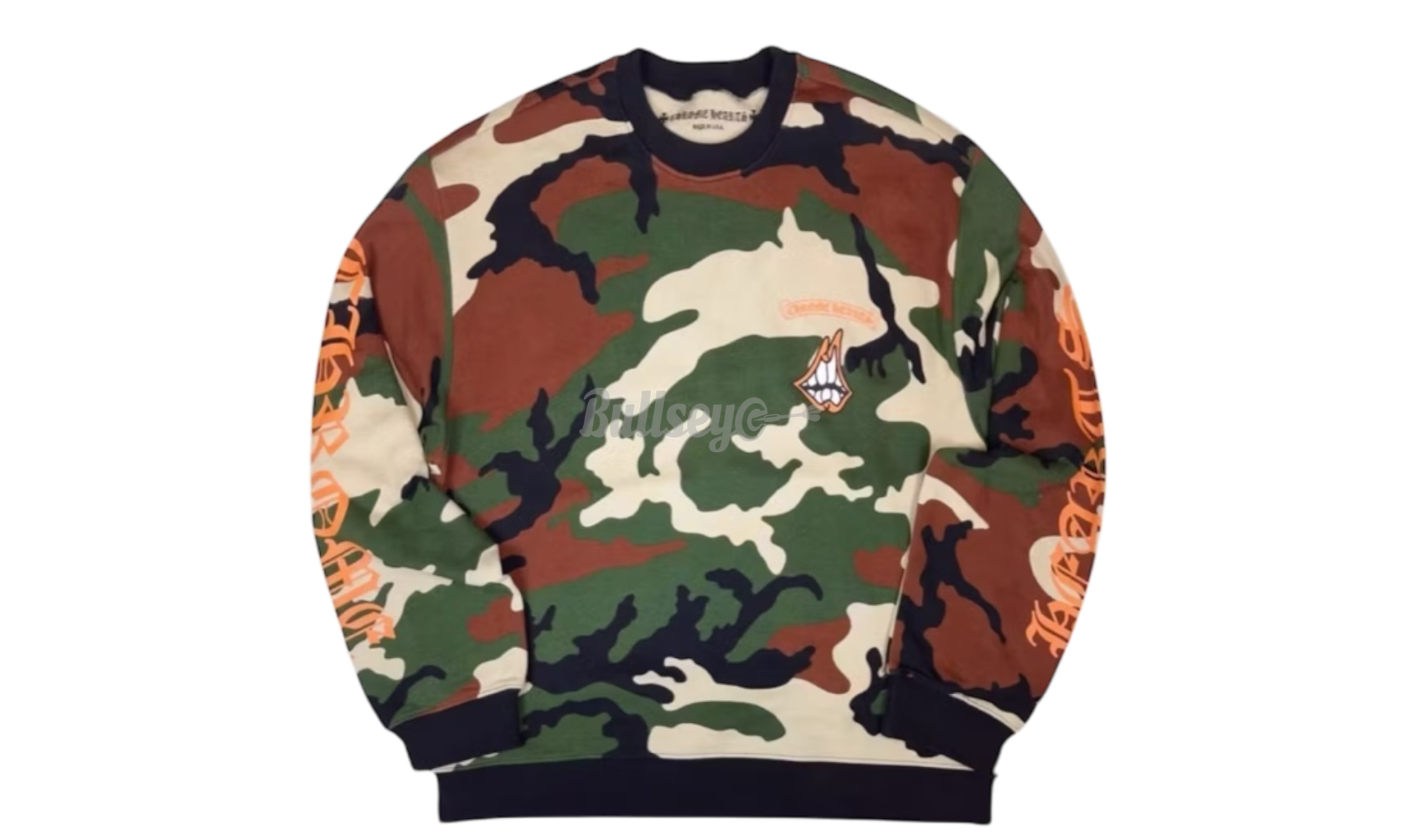 Chrome Hearts Matty Boy Caution Camo Crewneck