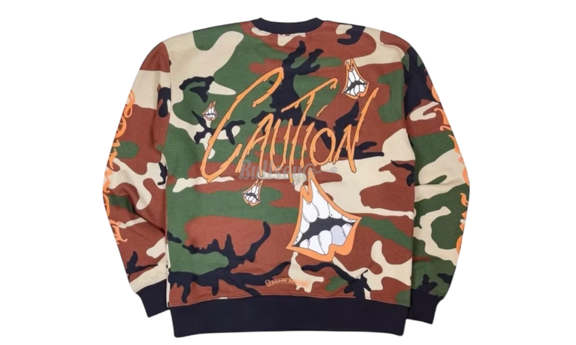 Chrome Hearts Matty Boy Caution Camo Crewneck-Bullseye Sneaker Boutique