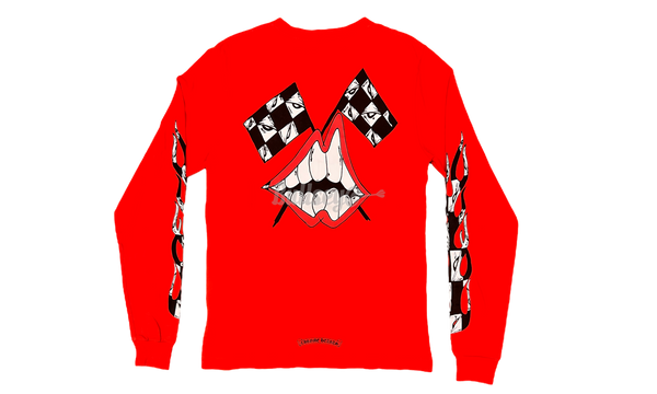 Chrome Hearts Matty Boy Chomper Red Longsleeve T-Shirt-Bullseye Sneaker Boutique