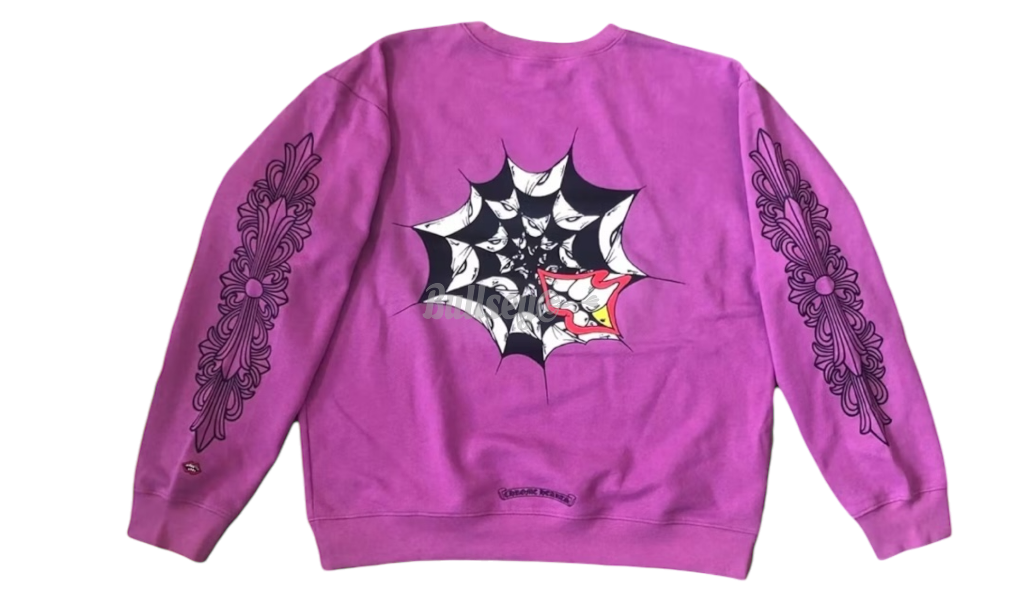 Chrome Hearts Matty Boy Spider Web Purple Crewneck-Bullseye Sneaker Boutique