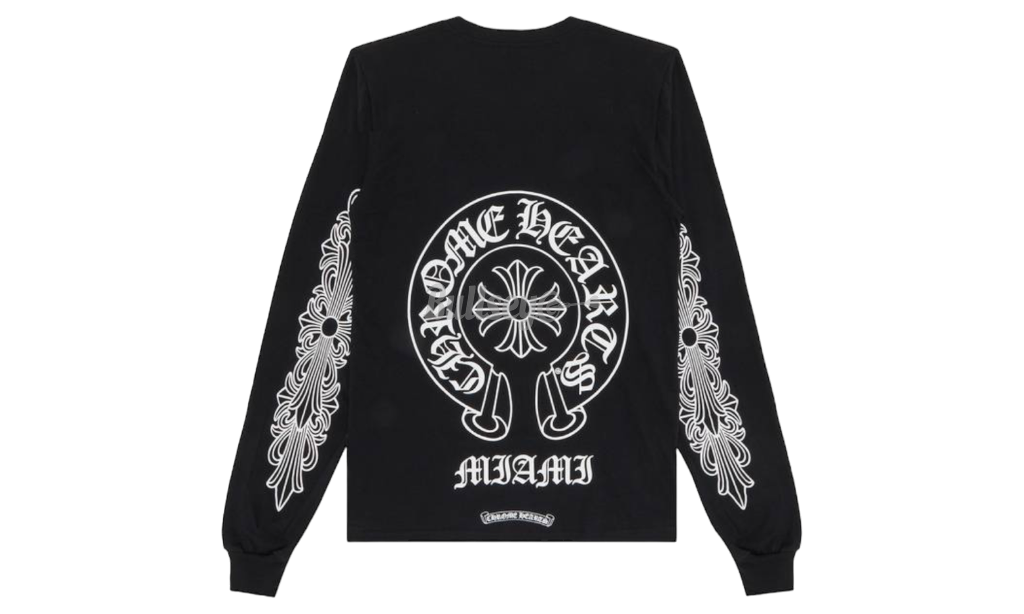 Chrome Hearts Miami Horseshoe Black Longsleeve T-Shirt-Bullseye Sneaker Boutique