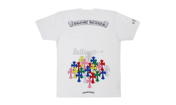 Chrome Hearts Multi Color Cross White T-Shirt-Bullseye Sneaker Racer Boutique