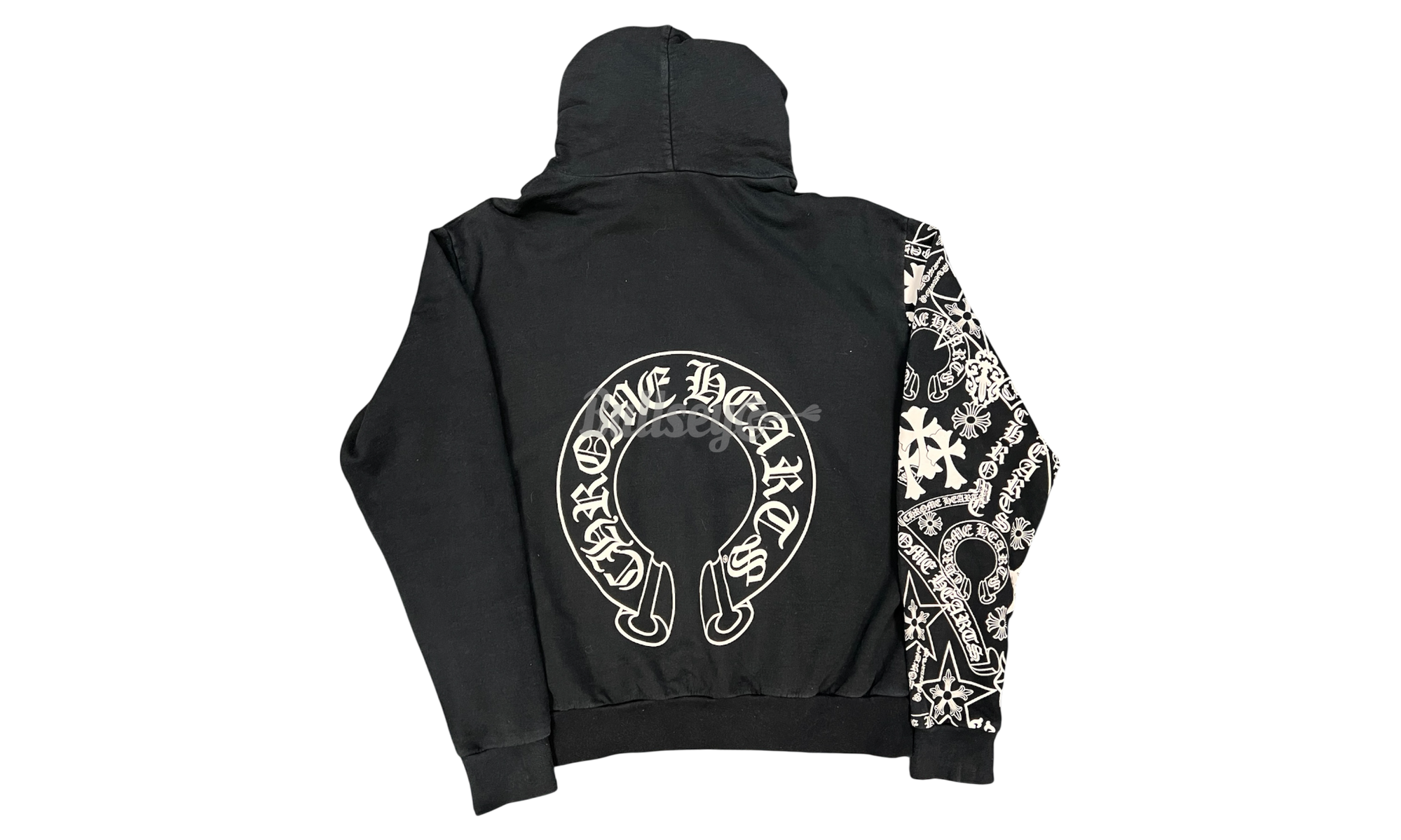 Chrome Hearts Multi Logo Sleeve Black Hoodie (Preowned)