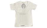 Chrome Hearts Neck Print Horseshoe Logo White T-Shirt-Bullseye bf0097 Sneaker Boutique