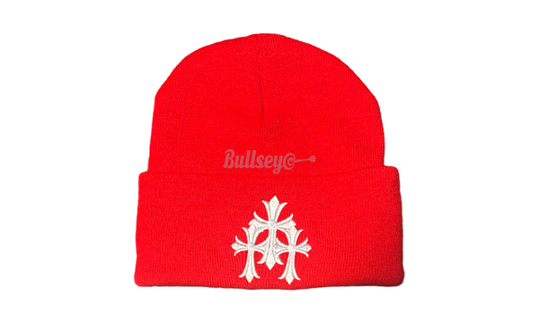 Chrome Hearts Red Cross Beanie-pepe lucy cut out sandals item