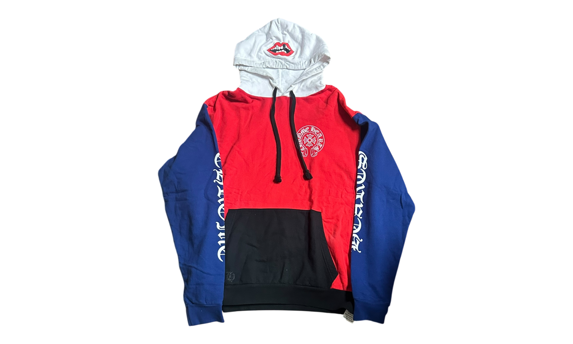 Chrome Hearts Red/Blue/White Horseshoe Chomper Hoodie (PreOwned)-Rs-flyfishing Sneakers Sale Online
