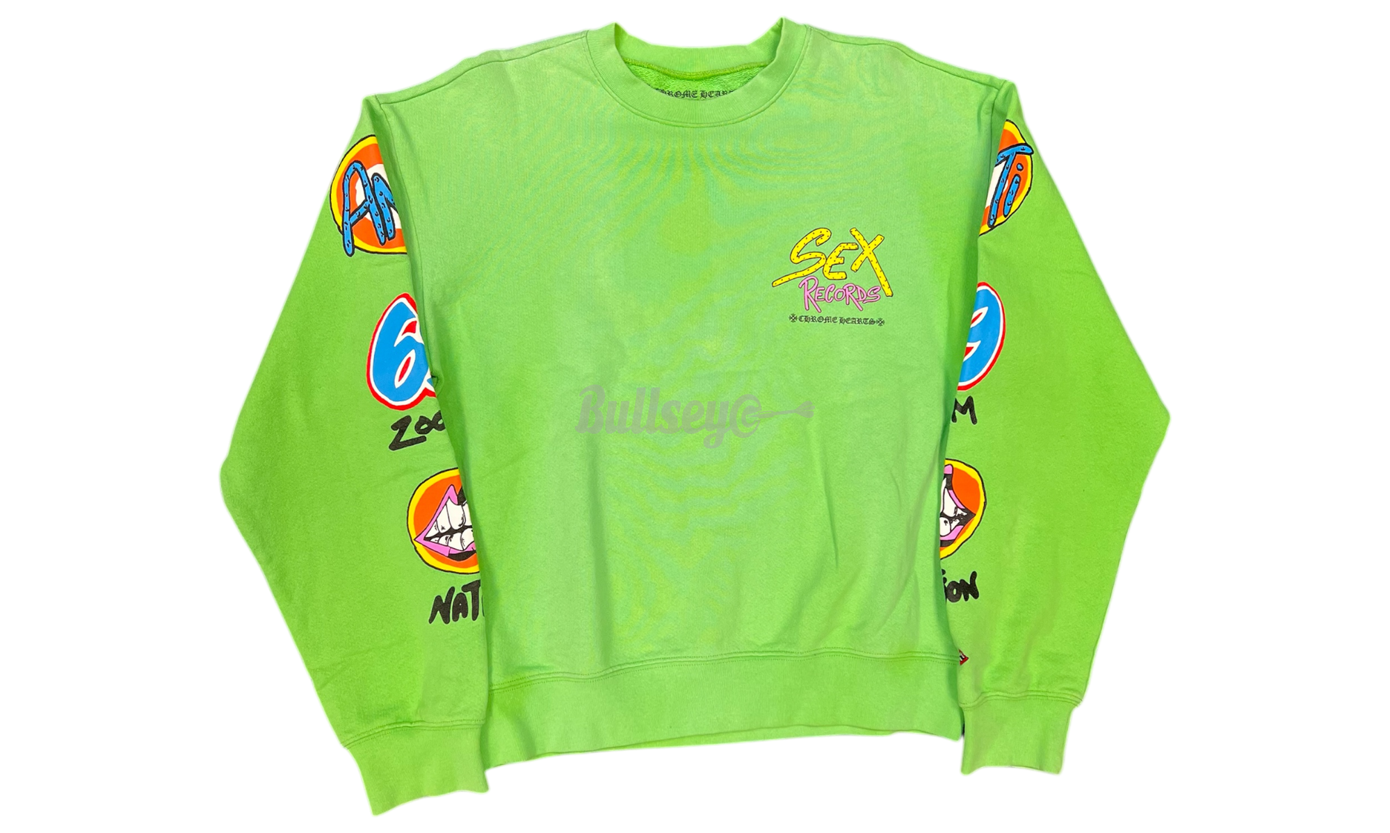 Chrome Hearts Sex Records Matty Boy Green Crewneck (PreOwned)
