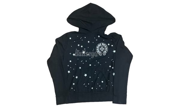 Chrome Hearts Stars Black Pullover Hoodie-Is the Ultimate Horse Girl in Western Boots and Neon Cow-Print for Wyoming Birthday Party