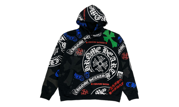 Chrome Hearts Stencil Black Hoodie-pepe lucy cut out sandals item