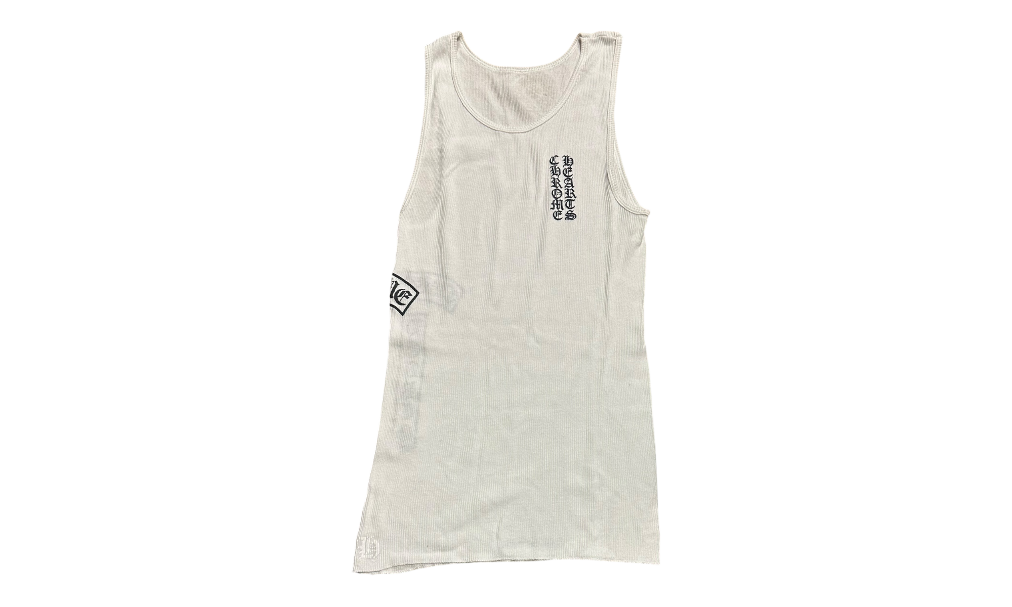 Chrome Hearts T-Bar White Tank Top (PreOwned)-Rs-flyfishing Sneakers Sale Online