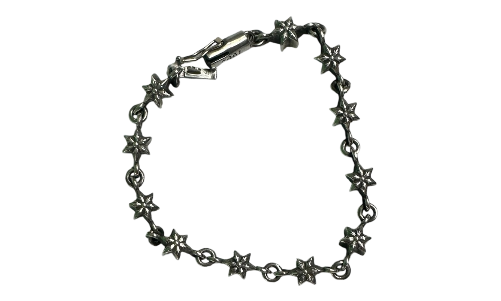 Chrome Hearts Tiny Star 11 Link Bracelet (PreOwned)-Bullseye Sneaker Boutique