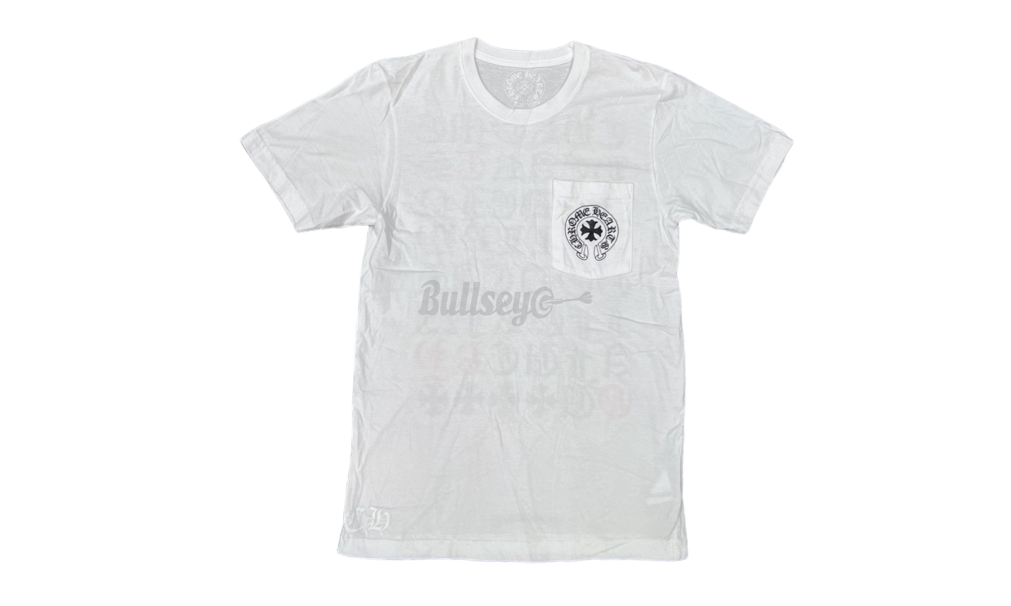 Chrome Hearts Tokyo Exclusive Eye Chart Pocket White T-Shirt (PreOwned)