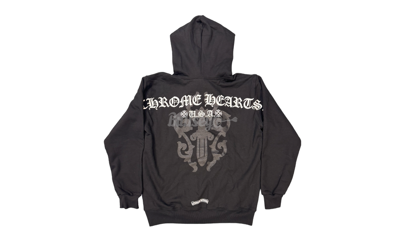 Chrome Hearts USA Dagger Thermal Zip-Up Hoodie-Features New balance Fresh Foam 650V1 Running Shoes