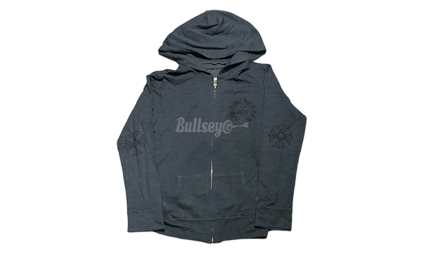 Chrome Hearts USA Flag Grey Zip-Up Hoodie-Favourites Mint Velvet Quinn Black Peep Toe Boots Inactive