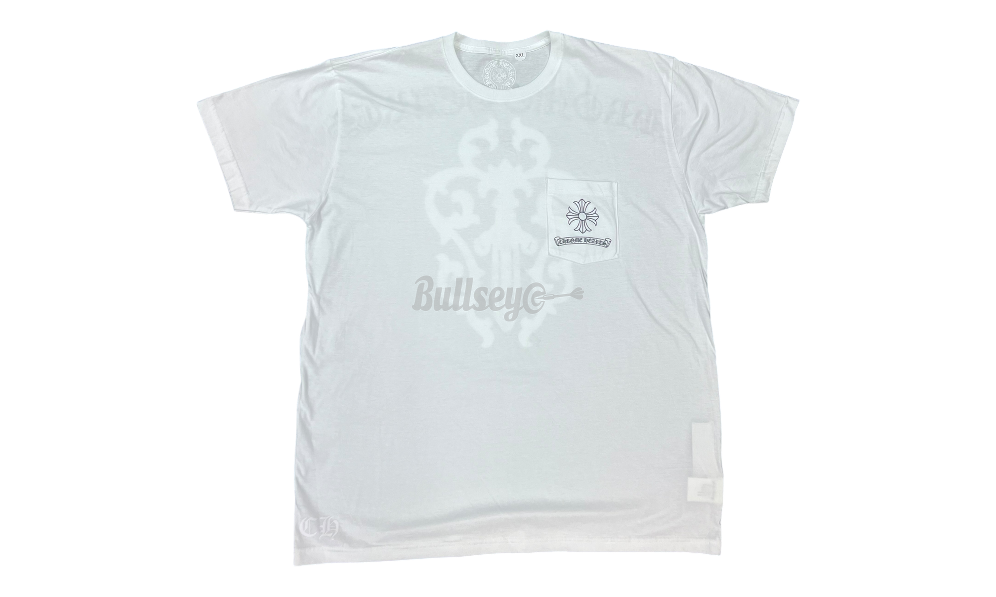 Chrome Hearts USA Shoulder Logo Dagger White T-Shirt