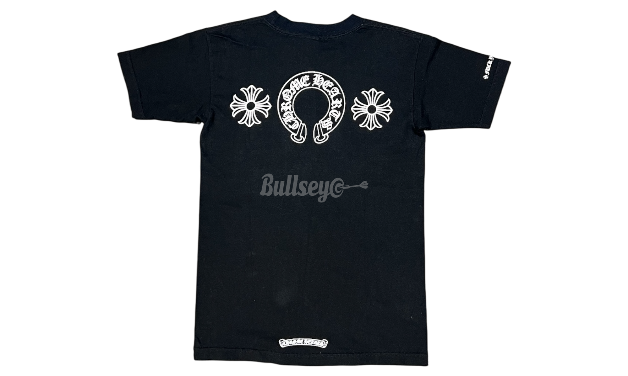 Chrome Hearts Vintage Horseshoe Black T-Shirt-Bullseye Sneaker Boutique