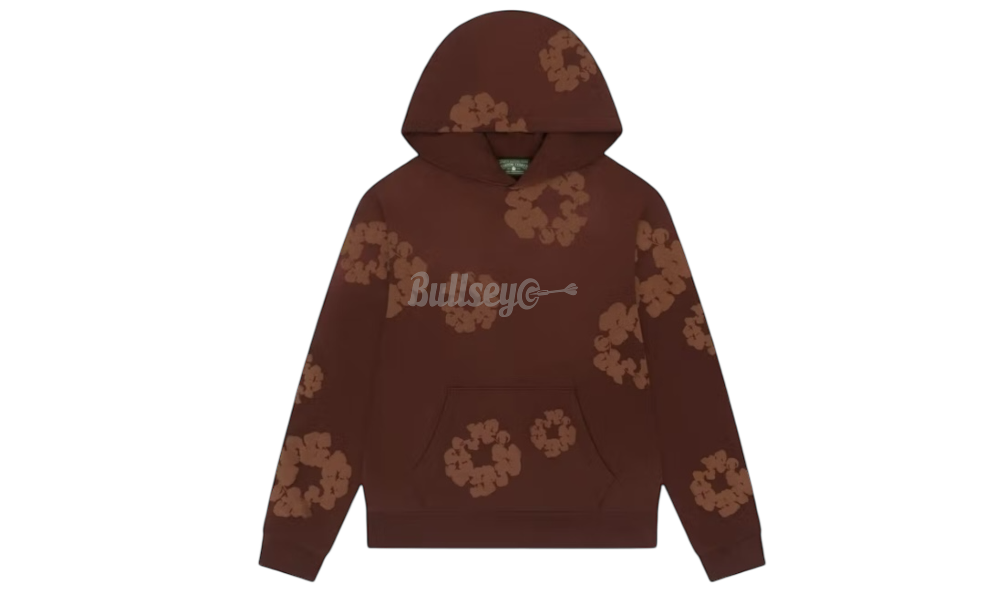 Denim Tears Mono Cotton Wreath Brown Hoodie-Bullseye Sneaker Boutique