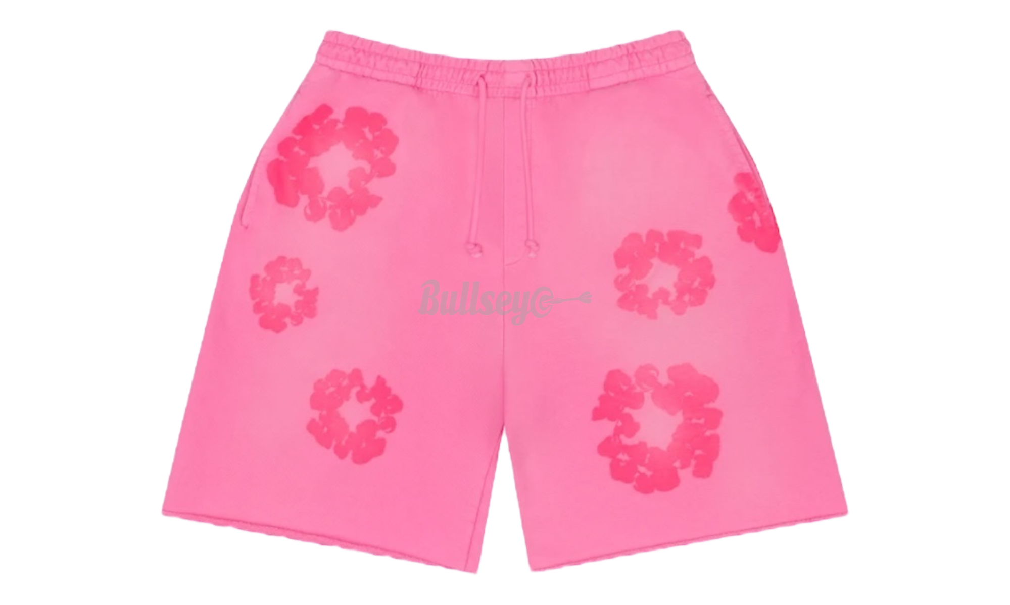 Denim Tears Mono Cotton Wreath Pink Shorts-Bullseye Sneaker Boutique