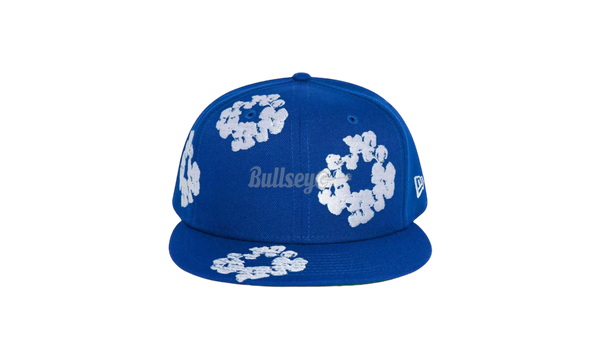 Denim Tears New Era Cotton Wreath Blue Fitted Hat-air hornets jordan 1 mid coral gold 852542 600 release info