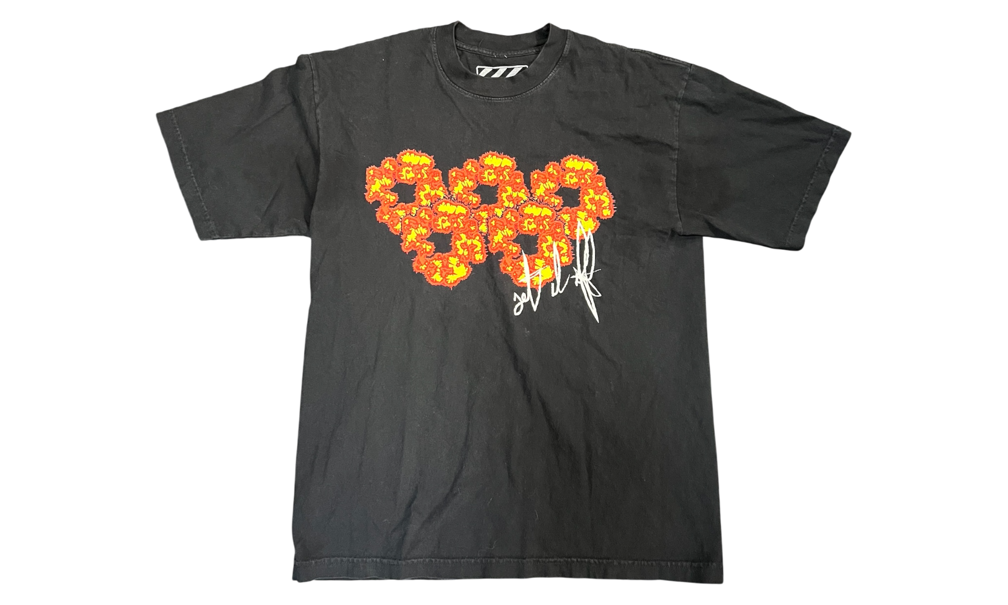 Denim Tears Off-Set Tears Black T-Shirt (Pre-Owned)-Rs-flyfishing Sneakers Sale Online