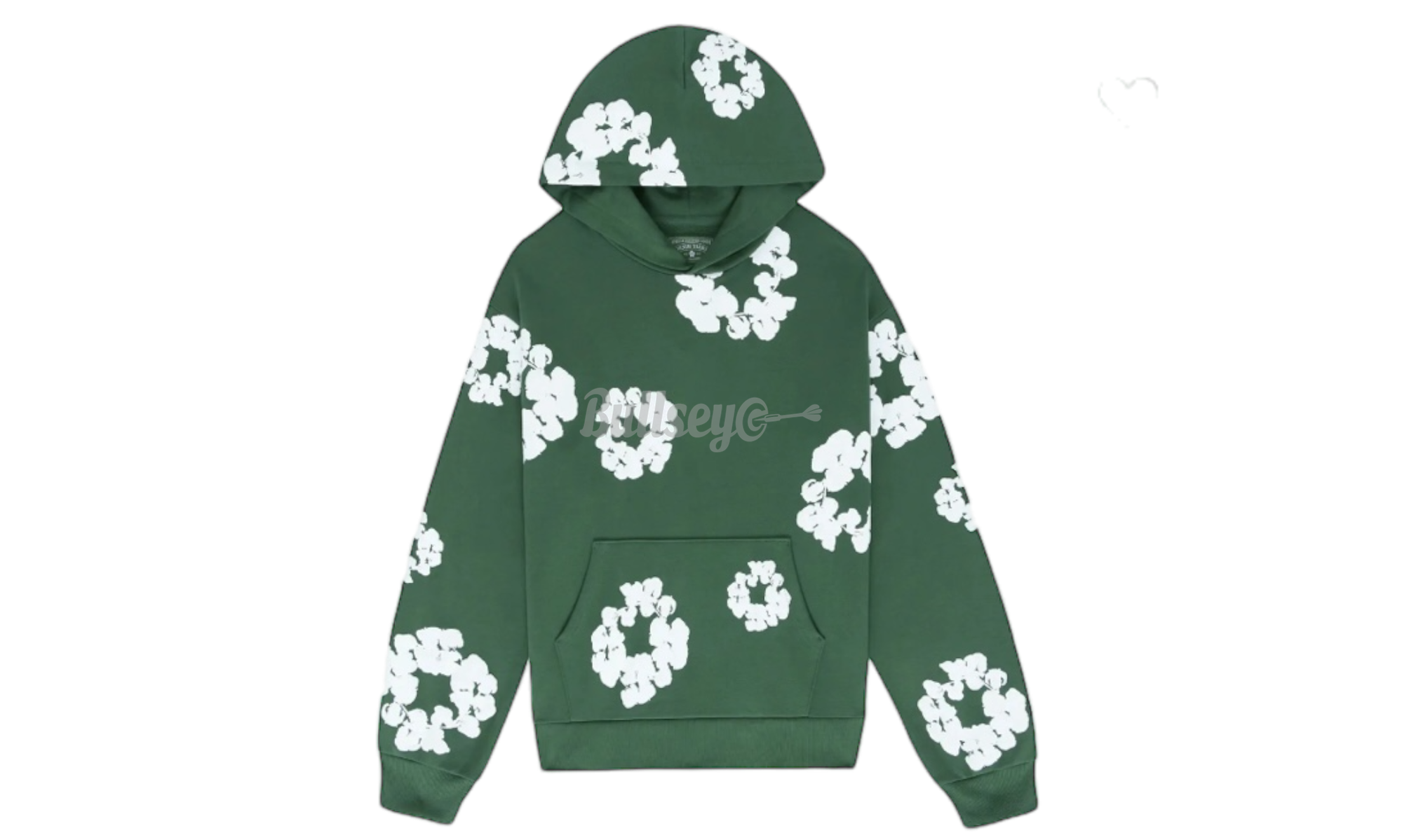 Denim Tears The Cotton Wreath Green Hoodie | BullseyeSB