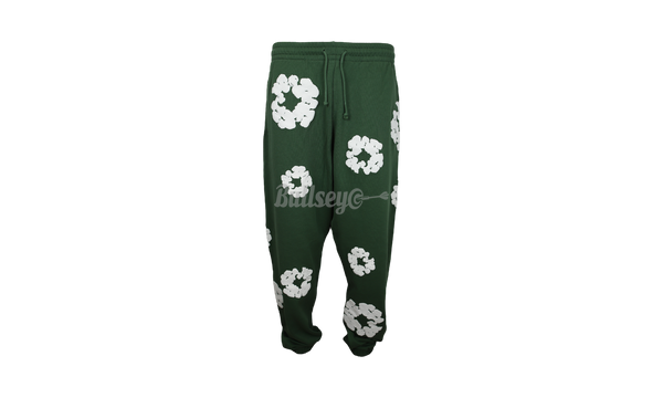 Denim Tears The Cotton Wreath Green Sweatpants-vans moca sneakers holiday 2021 release info
