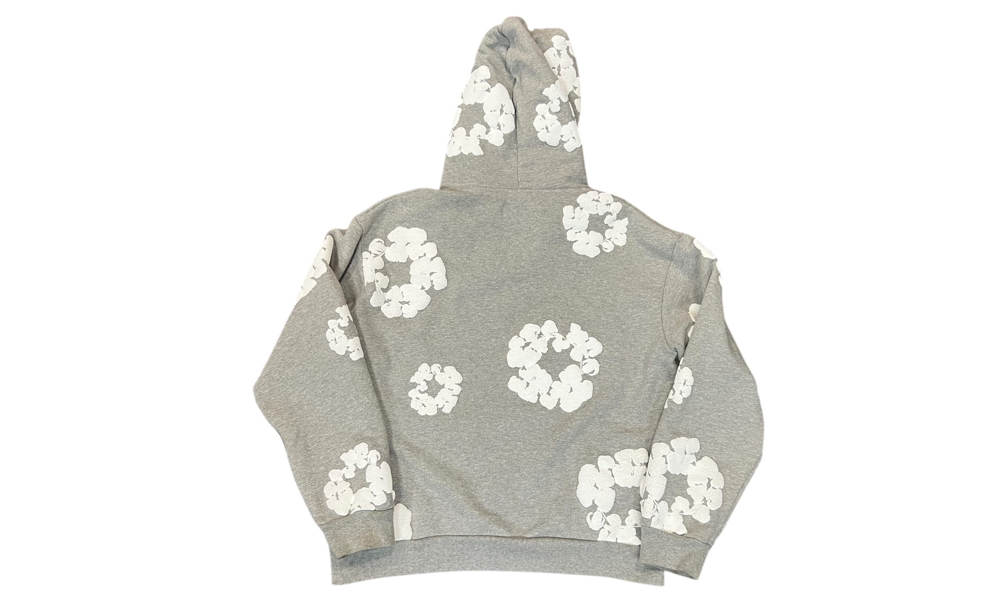 Denim Tears The Cotton Wreath Grey Hoodie (PreOwned)