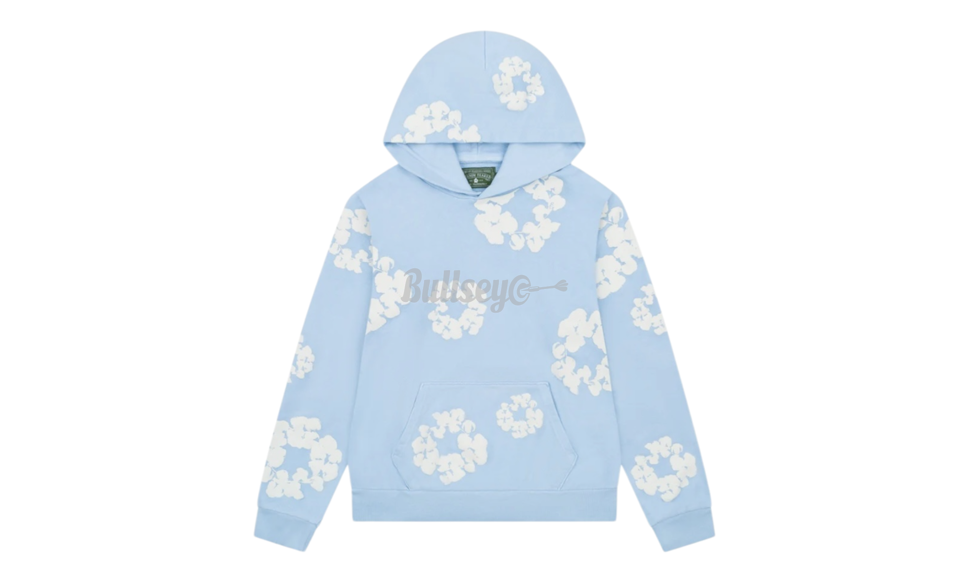 Denim Tears The Cotton Wreath Powder Blue Hoodie-Bullseye Sneaker Boutique