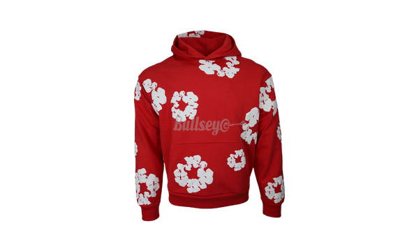 Denim Tears The Cotton Wreath Red Hoodie-Bullseye Sneaker personality Boutique
