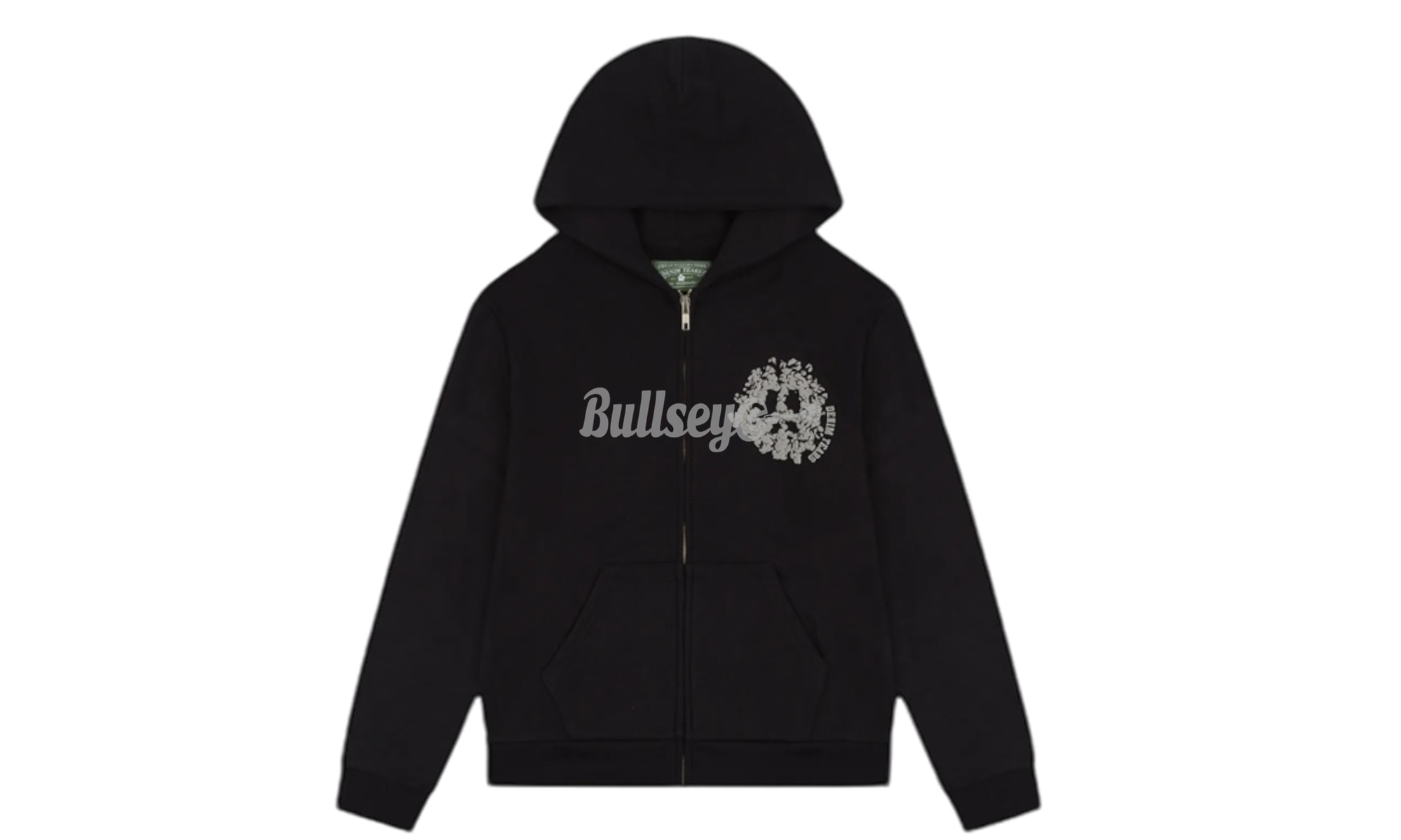 Denim Tears University Black/Grey Zip-Up Hoodie-Bullseye Sneaker Boutique