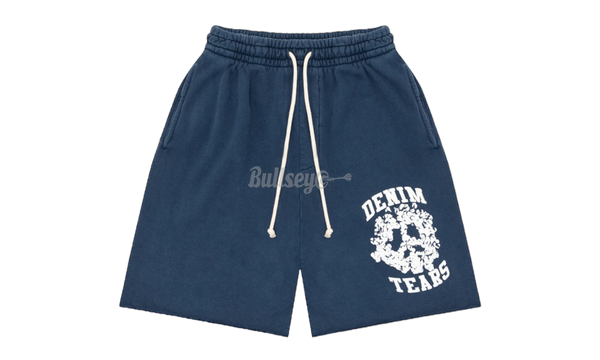 Denim Tears University Navy Shorts-Saint Laurent Joplin Buckle boots