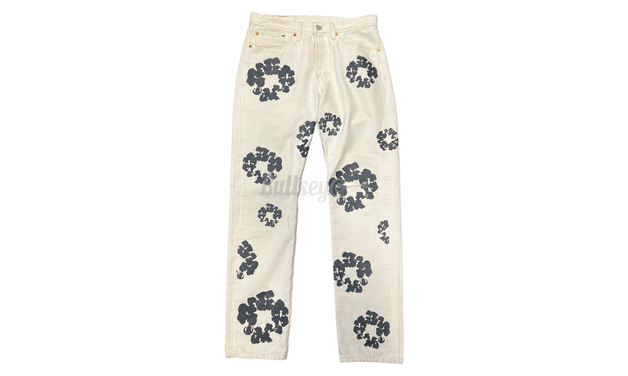 Denim Tears x Levi's Cotton Wreath Jeans White (PreOwned)-Rs-flyfishing Sneakers Sale Online