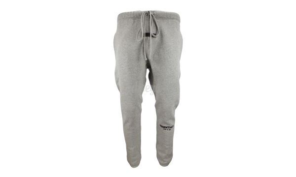 Fear of God Essentials "Dark Oatmeal Stretch Limo" Sweatpants-best warm pants for men to wear with sneakers this winter
