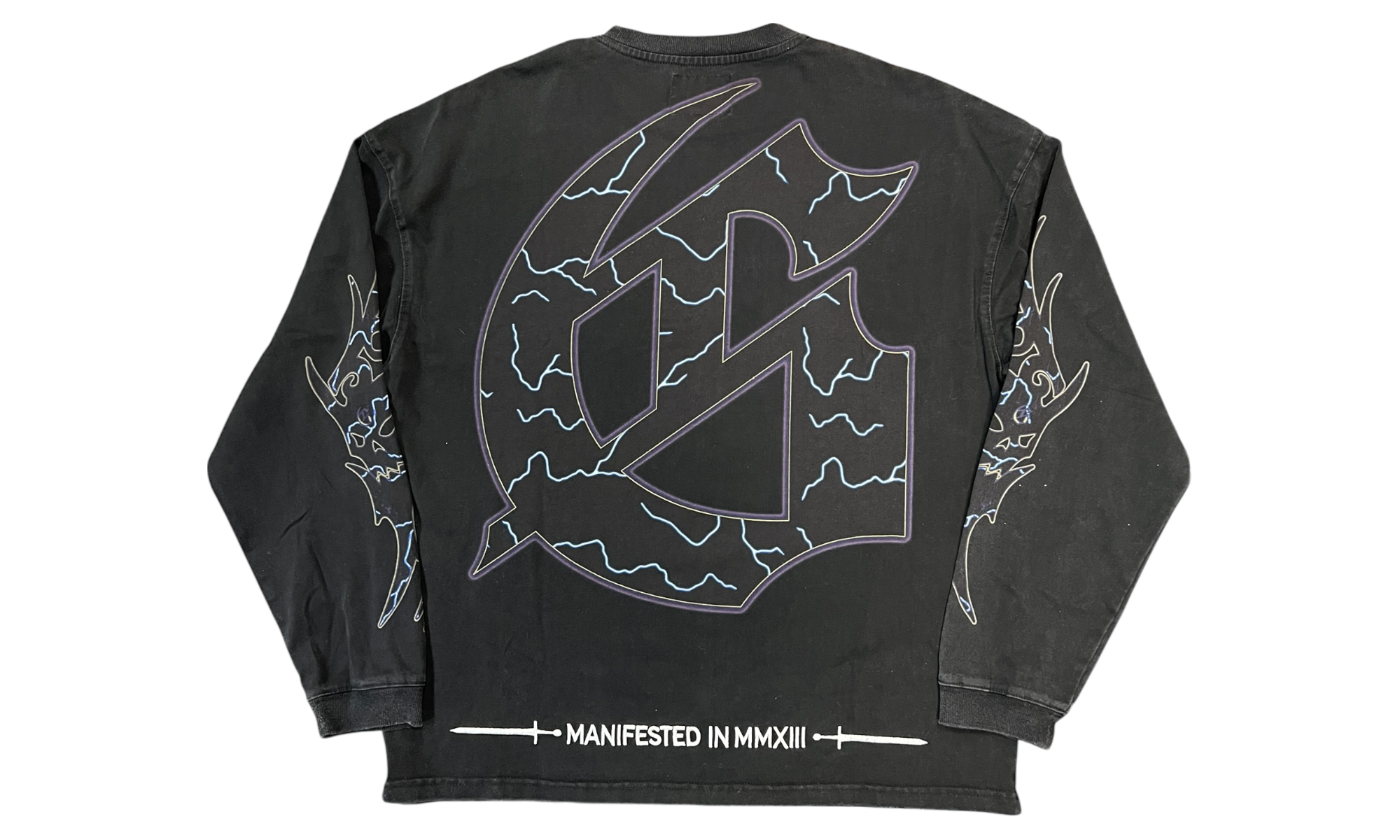 Godspeed B.M.X Washed Black Longsleeve T-Shirt