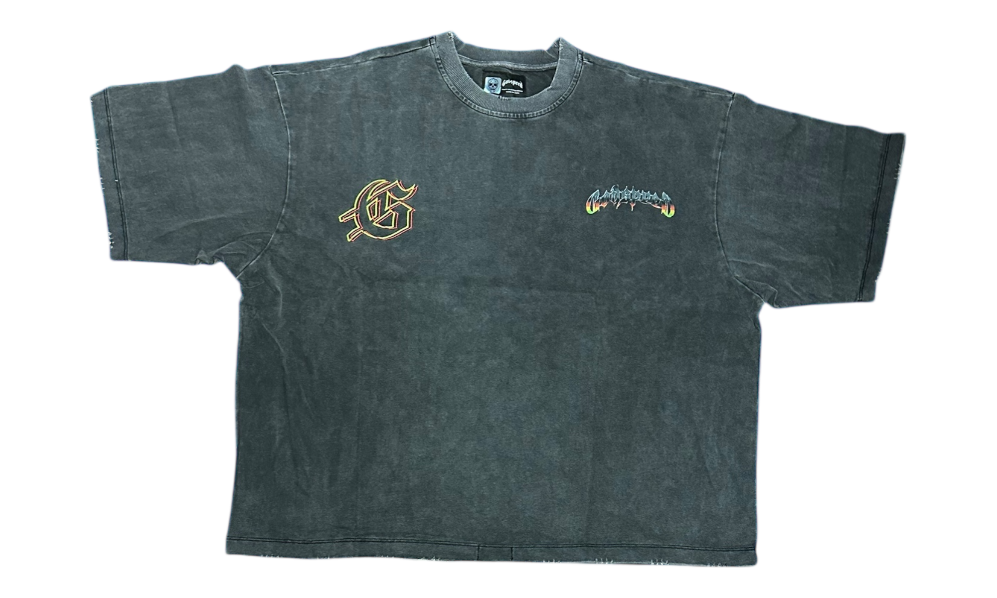 Godspeed Biker Nation Washed Grey T-Shirt