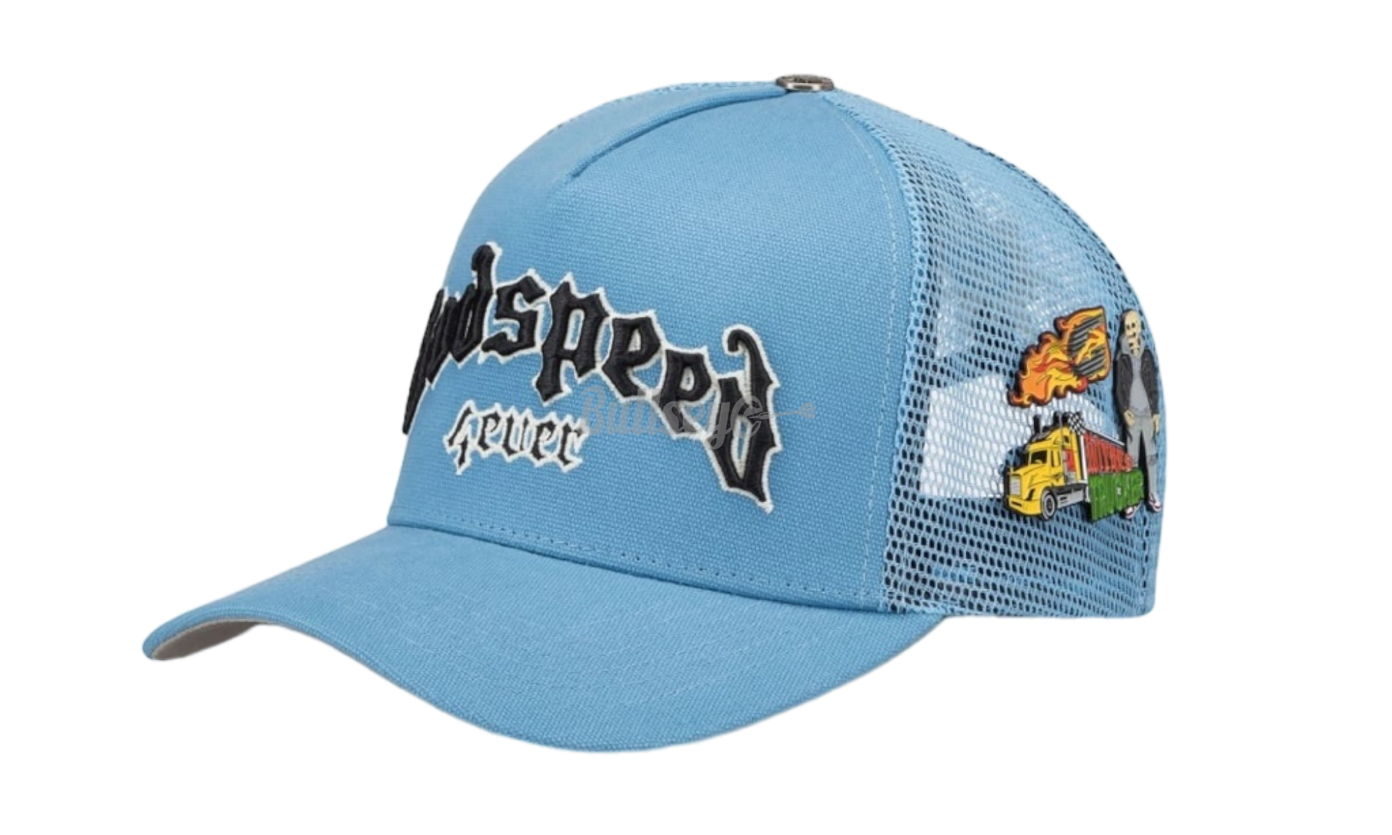 Godspeed Forever Baby Blue Trucker Hat