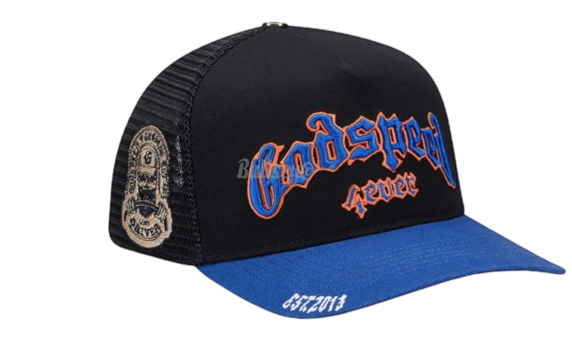 Godspeed Forever Black/Blue/Orange Trucker Hat